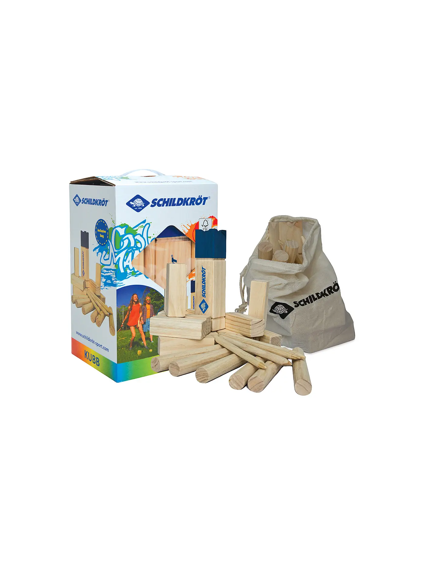 SCHILDKRÖT | Kubb / Schwedenschach | 